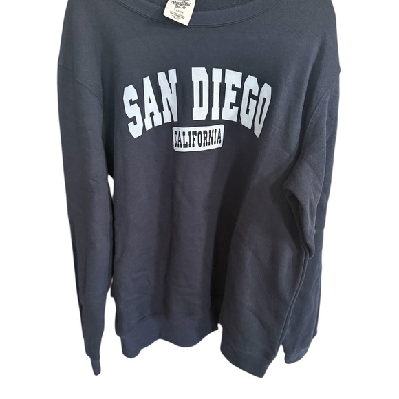 San Diego California Crew Neck Sweater - Blue - Picture 1 of 4